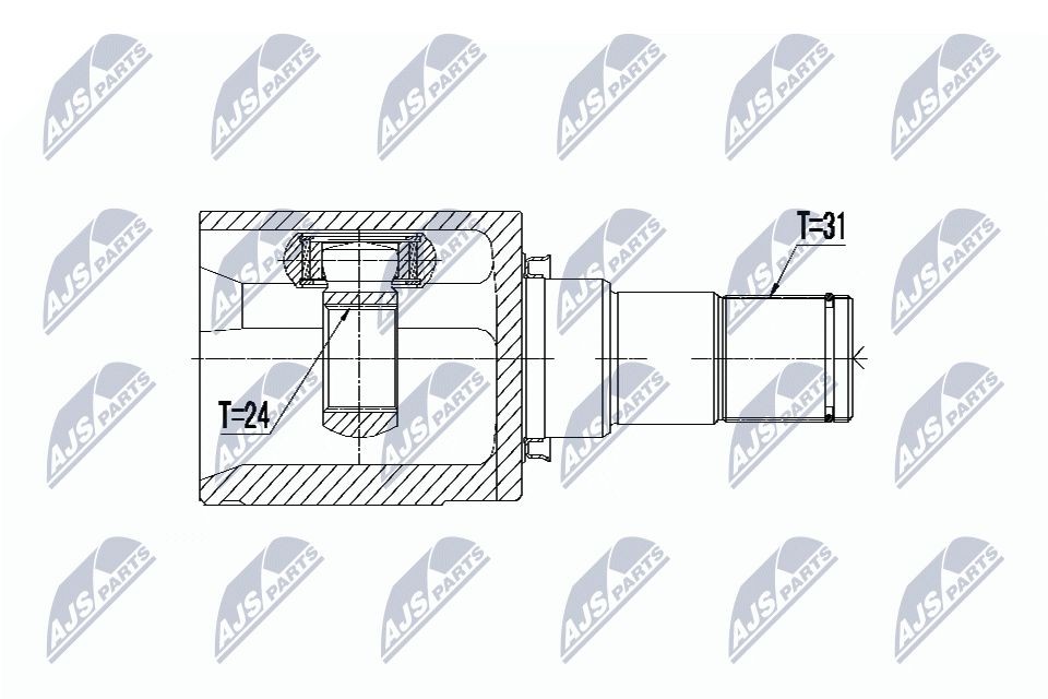 Ledsats, drivaxel NTY NPW-MZ-049 NTY NPW-MZ-049 Drivknutssats MAZDA CX-5 2024