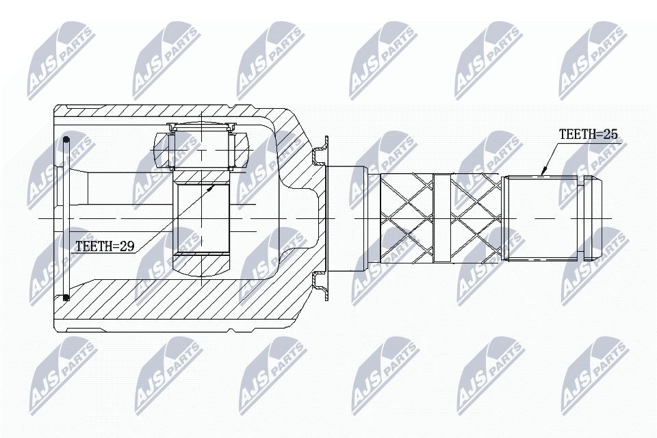 NTY Kit giunti semiasse NPW-SB-013 NTY NPW-SB-013 Giunto semiasse Subaru XV 2 prezzo