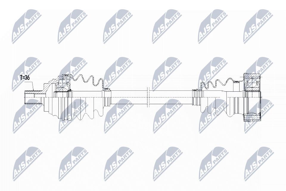 NTY Antriebswelle NPW-VW-067 Halbachse NTY TIGUAN NPW-VW-067 günstig