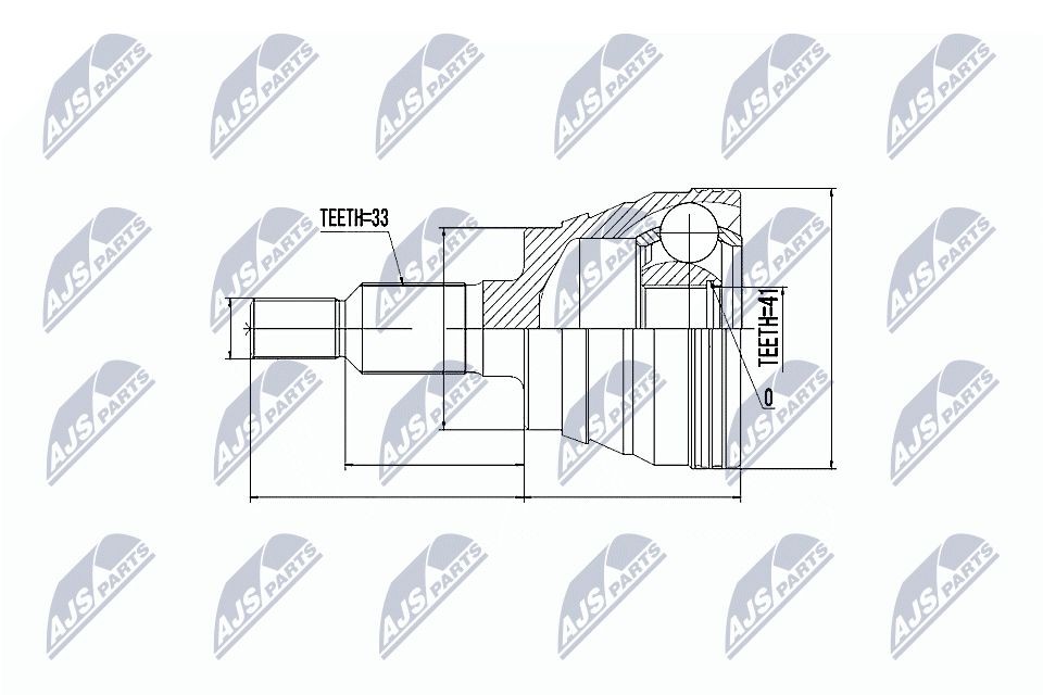 NTY Nivelsarja, vetoakseli NPZ-CH-023 NTY NPZ-CH-023 DODGE RAM 1500 Standard Passenger Van vakionopeusnivel