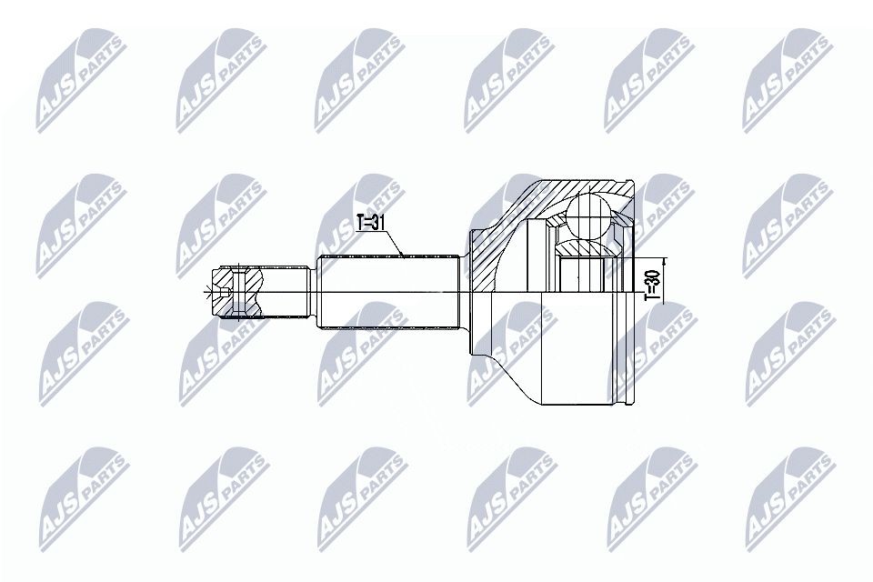 NTY Liigendlaager, veovõll NPZ-FR-053 NTY NPZ-FR-053 Liigendlaager, veovõll