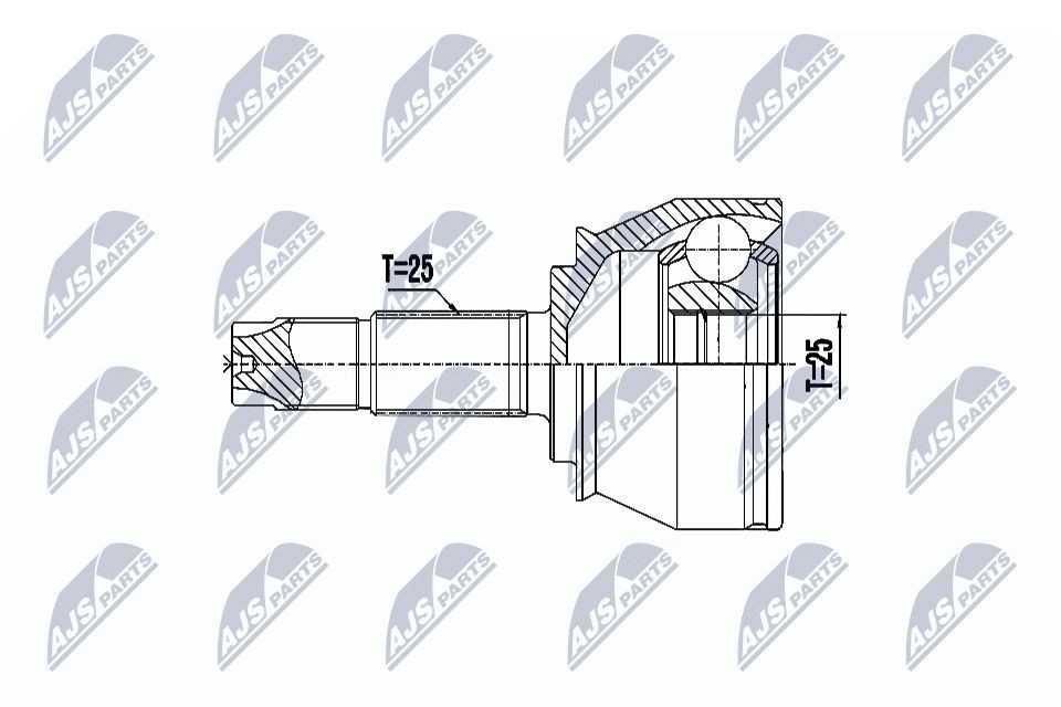 NTY Homokineet reparatie set, aandrijfas NPZ-FT-056 NPZ-FT-056 Homokineet ALFA ROMEO GIULIETTA NTY