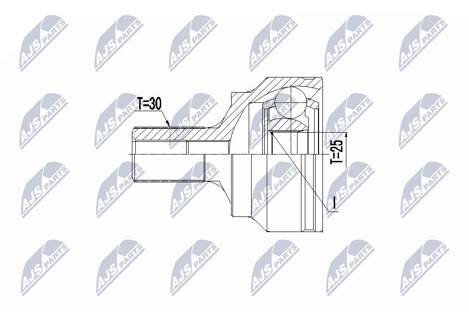Joint kit, drive shaft NTY NPZ-ME-021 NTY NPZ-ME-021 MERCEDES-BENZ S-Class 2001 cv joint price