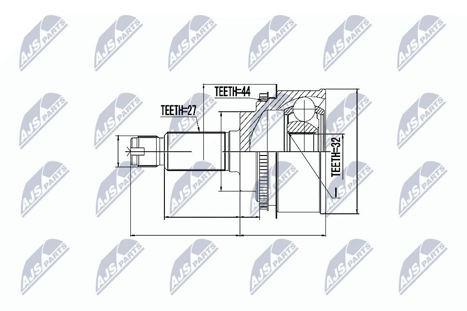Kit giunti semiasse NTY NPZ-SB-012 NTY NPZ-SB-012 Giunto semiasse Subaru IMPREZA 2001