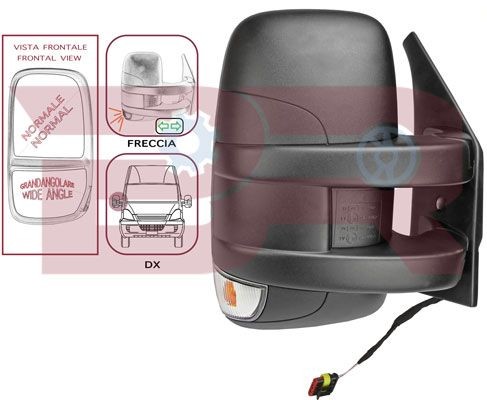 BOTTO RICAMBI Sidespejl, førerhus BRCA7640 BRCA7640 Sidespejle PEUGEOT 308 BOTTO RICAMBI