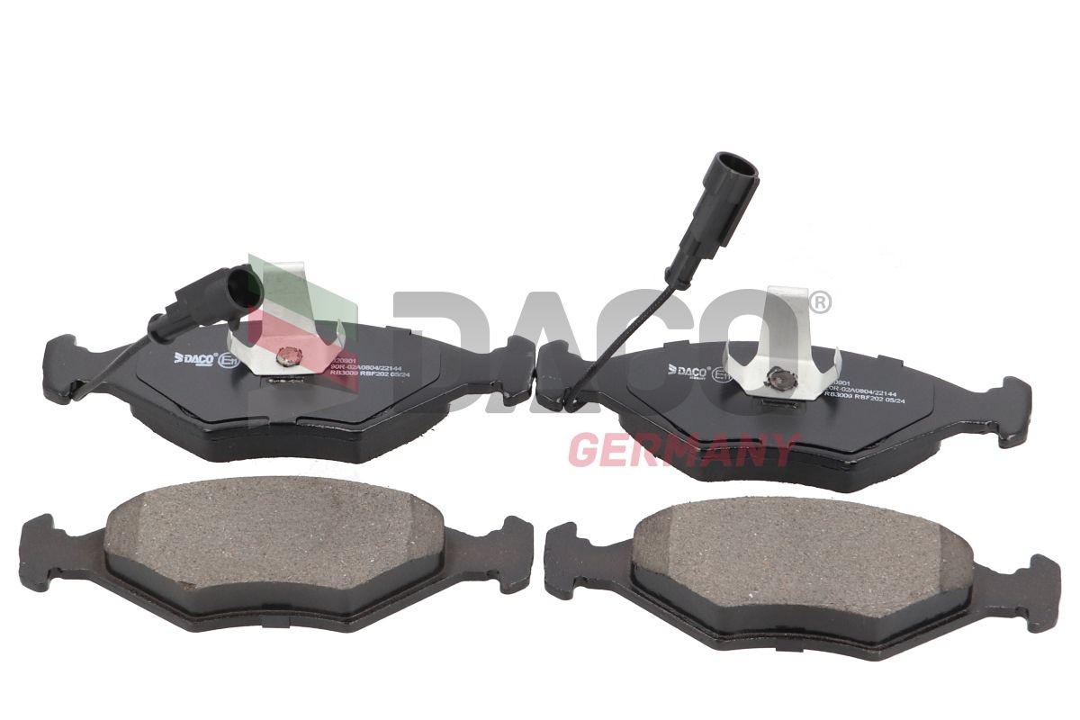 DACO Germany Bremseklodser 320901 Bremseklods DACO Germany JEEP 320901
