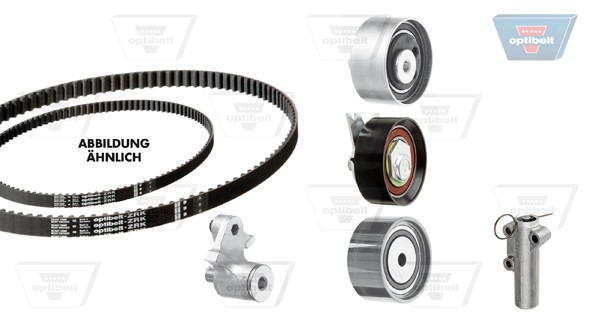 OPTIBELT Registerreimsett KT 1393 Registerreimsett OPTIBELT Jaguar F-PACE KT 1393