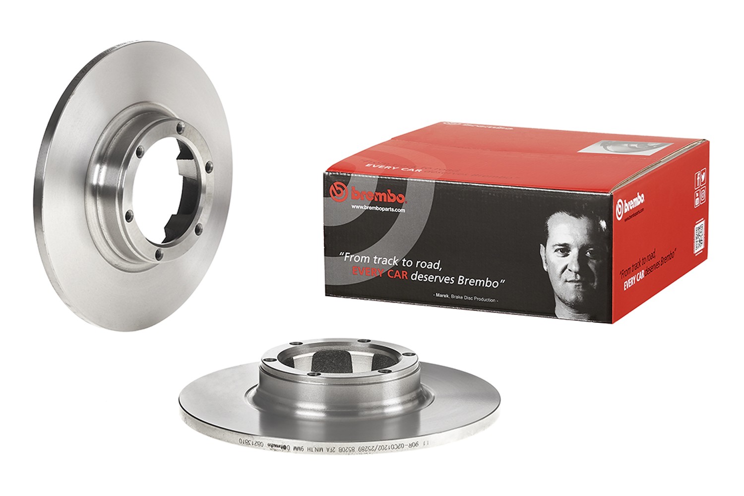 BREMBO Bromsskiva 08.2138.10 BREMBO 08.2138.10 Bromsskivor Renault 134 fram och bak