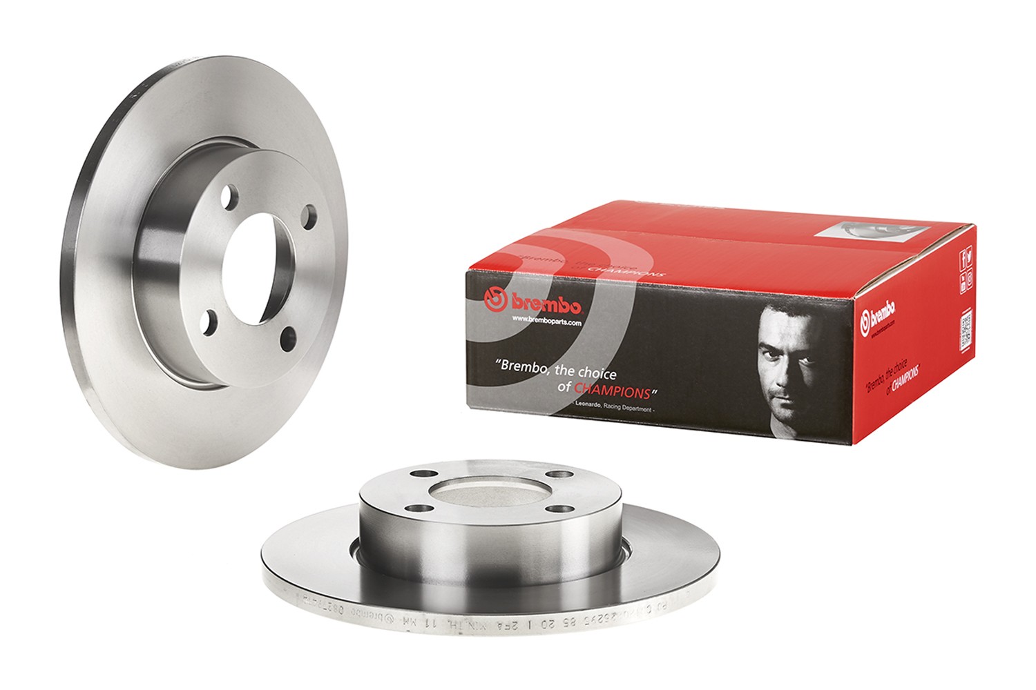 BREMBO Remschijf 08.2794.14 BREMBO 08.2794.14 Remschijf AUDI 80 B3 (89, 89Q, 8A) 2.0 E quattro 112 Pk 1989