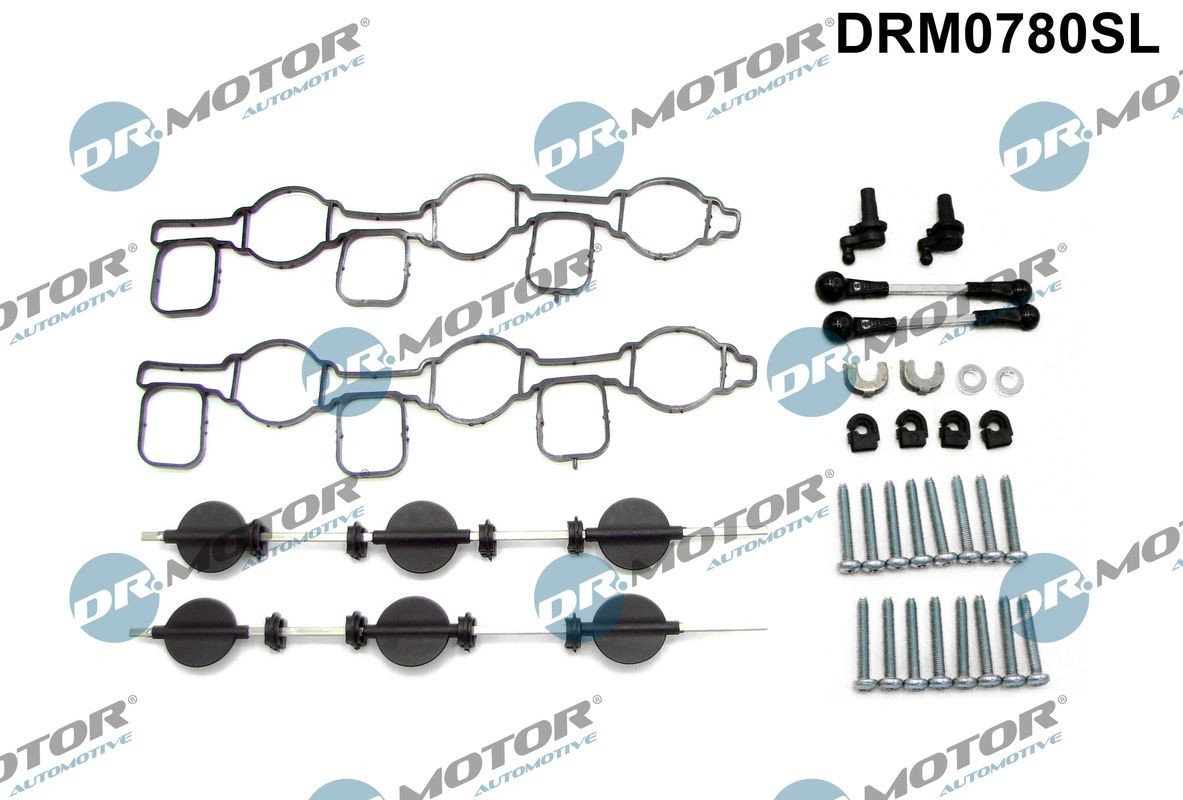 DR.MOTOR AUTOMOTIVE Reparationssæt, induktionsrørmodul DRM0780SL DRM0780SL Indsugningsmanifold pakning DR.MOTOR AUTOMOTIVE MERCEDES-BENZ E-klasse
