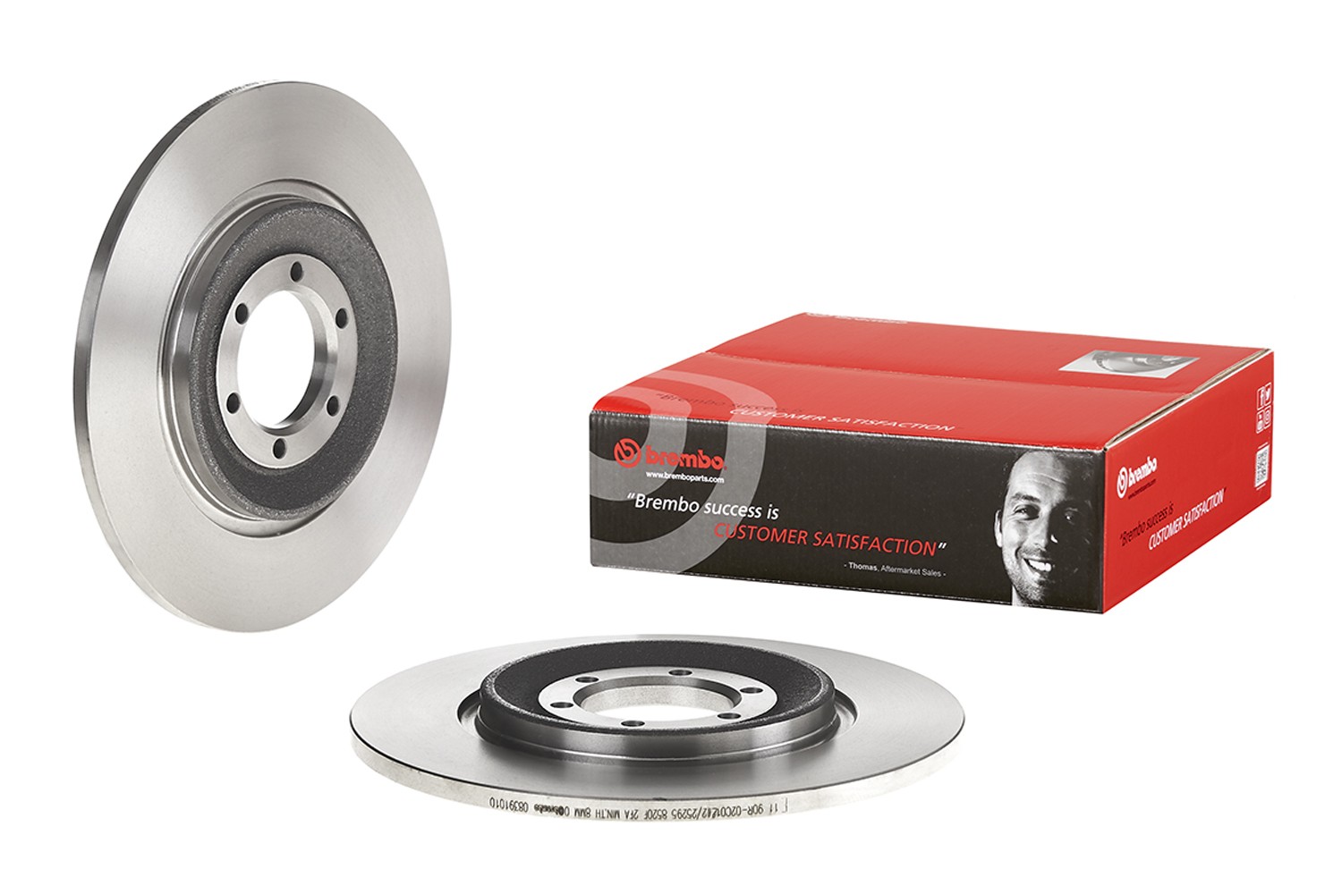 BREMBO Remschijf 08.3910.10 BREMBO 08.3910.10 Remschijf ALFA ROMEO GTV (116) 6 2.5 (116.CA) 156 Pk 1985