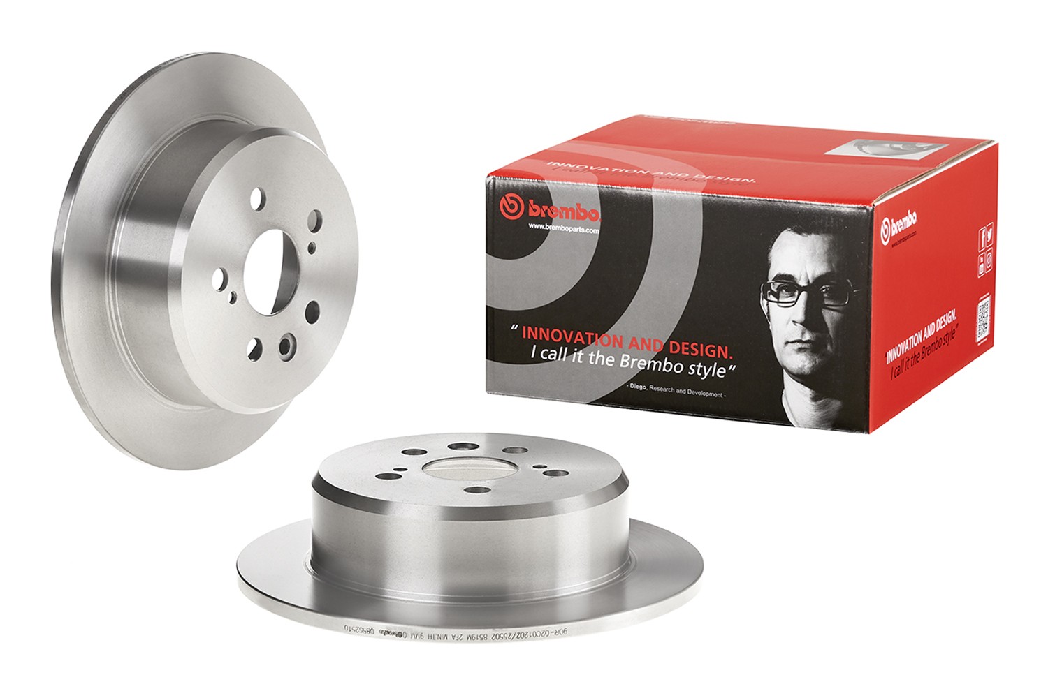 BREMBO Bromsskiva 08.5625.10 BREMBO 08.5625.10 Bromsskiva TOYOTA Carina II Sedan (T170) 2.0 (ST170) 128 hk 1987