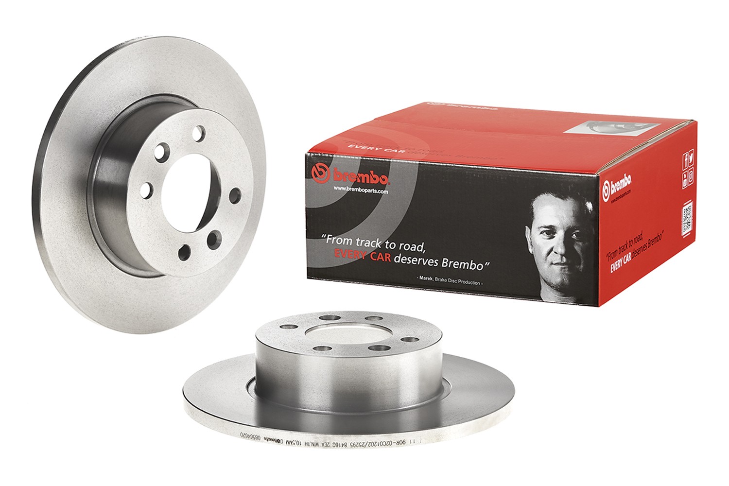 BREMBO Bromsskiva 08.5646.20 Byta Bromsskivor Renault 134 kostnad BREMBO 08.5646.20