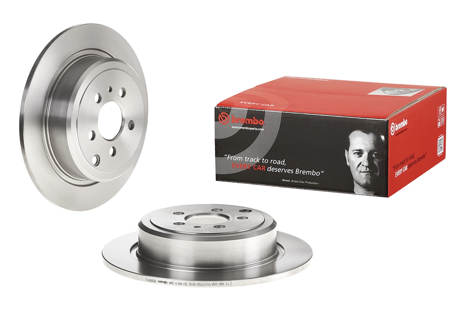 BREMBO Bromsskiva 08.5898.10 BREMBO 08.5898.10 Bromsskivor Citroen Evasion 22 original