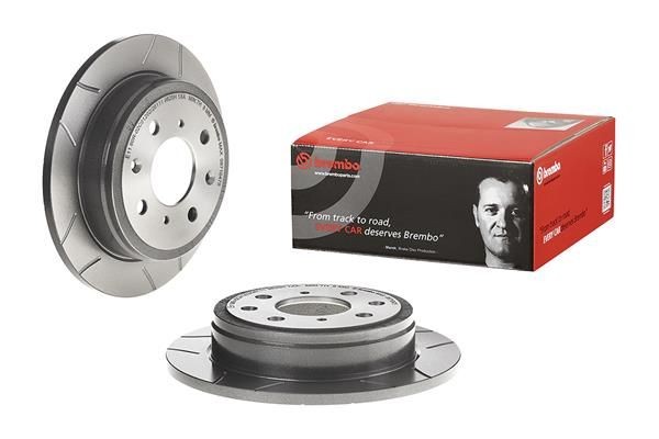 BREMBO Remschijf 08.7104.75 BREMBO 08.7104.75 Remschijf HONDA CRX II Coupe (ED, EE) 1.5 63 Pk 1990