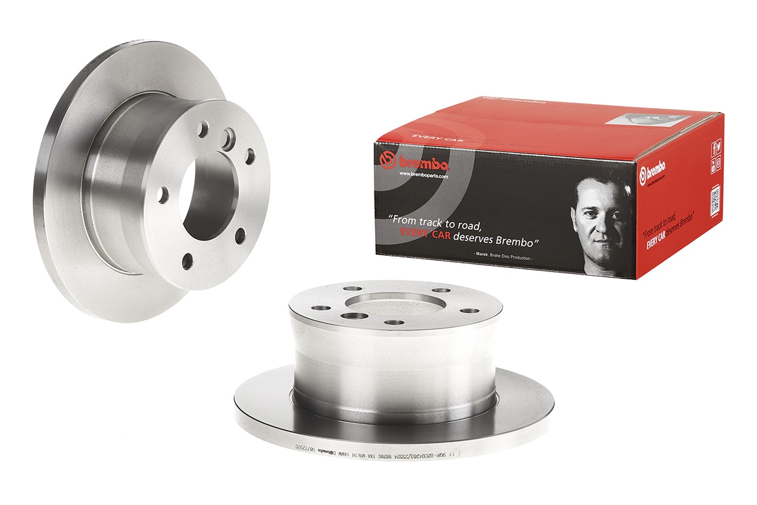 Remschijf BREMBO 08.7725.20 BREMBO Prime 08.7725.20 Schijfremmen Volkswagen LT 2003