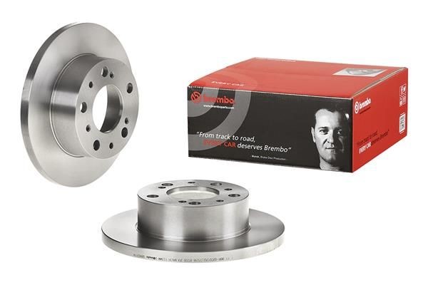 BREMBO Bromsskiva 08.9601.14 BREMBO 08.9601.14 Bromsskiva PEUGEOT J5 Skåpbil (290) 2.5 DT 95 hk 1994