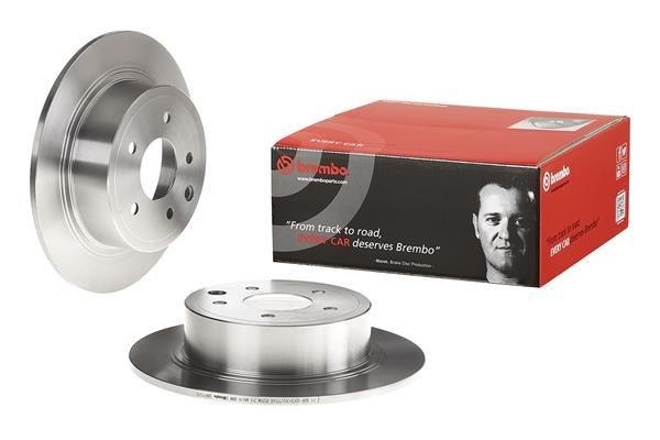 Bremsscheibe BREMBO 08.A715.10 NISSAN TEANA 2017 Bremsscheiben hinten und vorne BREMBO Prime 08.A715.10