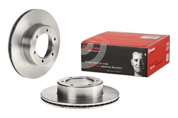 BREMBO Bremseskive 09.5173.14 BREMBO 09.5173.14 Bremseskive VW Taro Pick-up 2.4 D 80 hk 1992