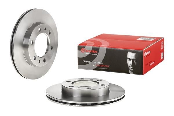 BREMBO Bromsskiva 09.5679.10 BREMBO 09.5679.10 Bromsskiva TOYOTA Land Cruiser 40 Pick-up (J40) 4.2 (FJ45_P) 121 hk 1976