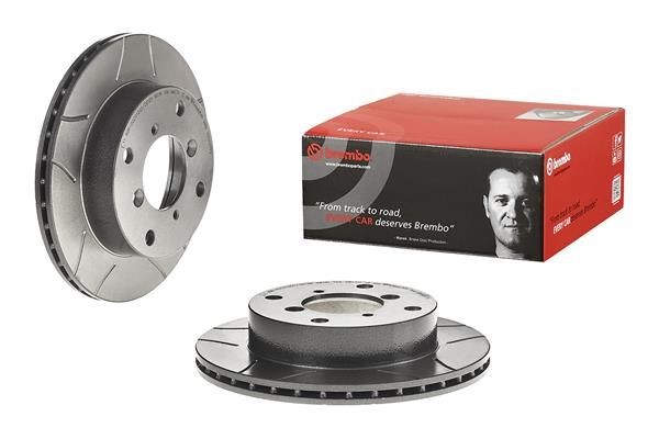 BREMBO Δισκόπλακα 09.5857.75 BREMBO 09.5857.75 Δισκόπλακες Subaru Justy 2 σε χαμηλές τιμές