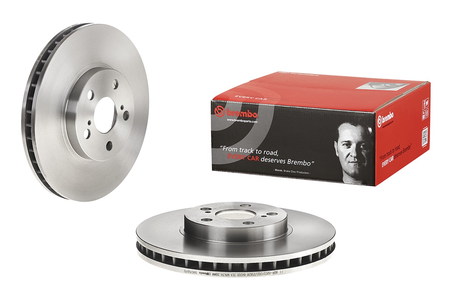 BREMBO Δισκόπλακα 09.6708.10 BREMBO 09.6708.10 Αγωνιστικές δισκόπλακες Avensis T22 Sedan γνήσια τιμες