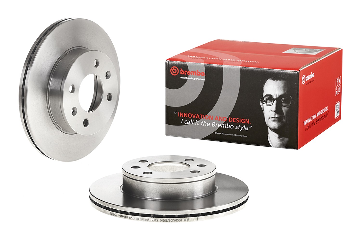 BREMBO Bremseskive 09.9537.10 BREMBO 09.9537.10 Bremseskive HYUNDAI Accent II Sedan (LC) 1.5 102 HK 1999