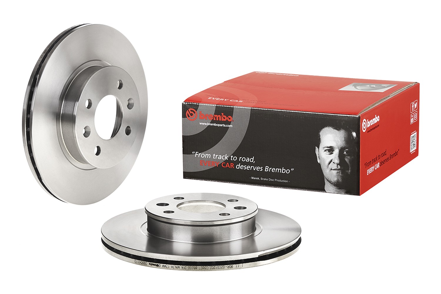 Disco de travão BREMBO 09.9541.10 BREMBO Prime 09.9541.10: Disco de travão Hyundai GETZ 2002