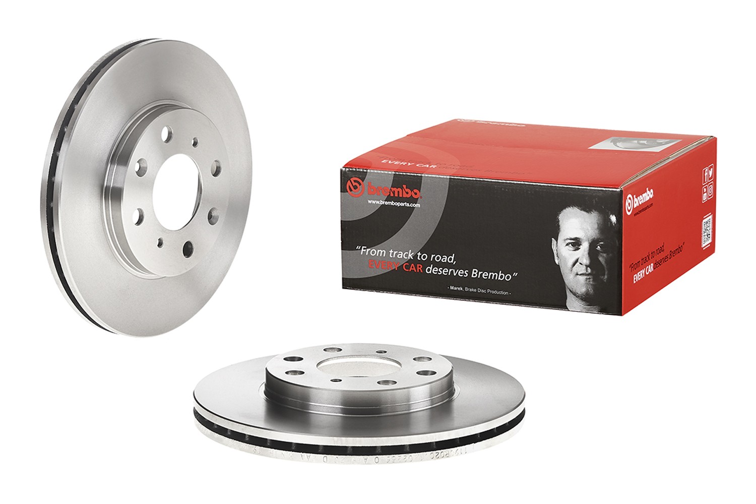 BREMBO Brzdový kotouč 09.9554.10 BREMBO 09.9554.10 Brzdové kotúče HONDA Airwave (GJ1/GJ2) za nízku cenu