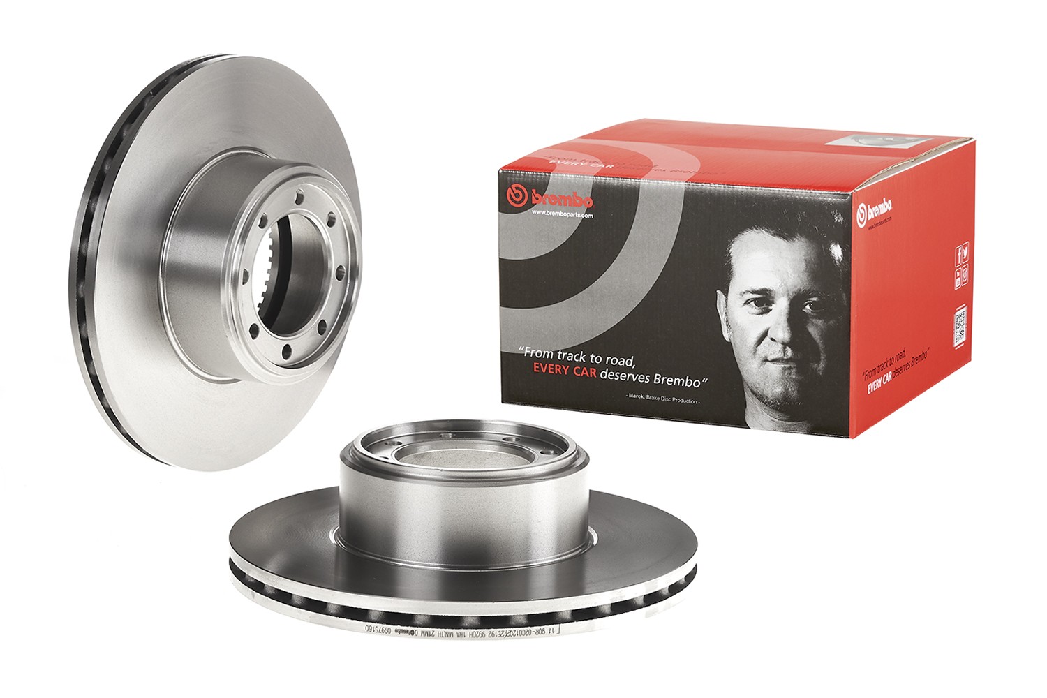 BREMBO Remschijf 09.9761.60 BREMBO 09.9761.60 Remschijf IVECO Daily IV Van / Station wagon 35C11 V, 35S11 V 106 Pk 2008