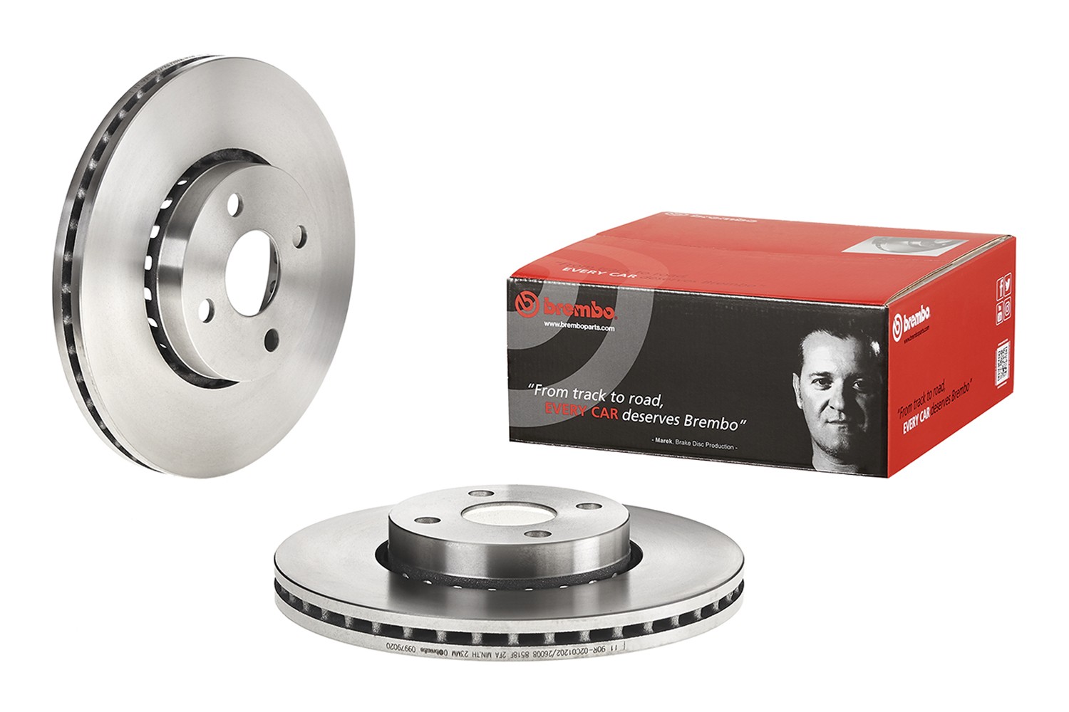 BREMBO Brake disc 09.9790.20 BREMBO 09.9790.20 Toyota Corolla Verso E12 rear brake discs