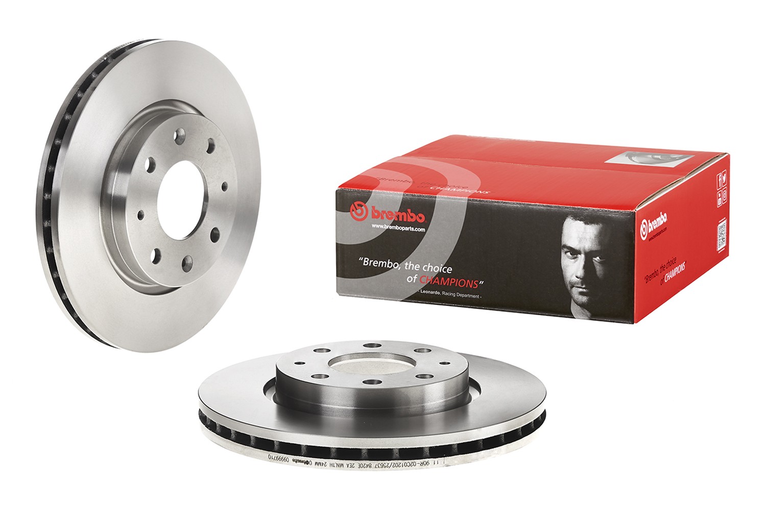 BREMBO Brzdový kotouč 09.9997.10 BREMBO 09.9997.10 Brzdový kotouč KIA Cerato Sedan (LD) 1.5 CRDi 73 KS 2006