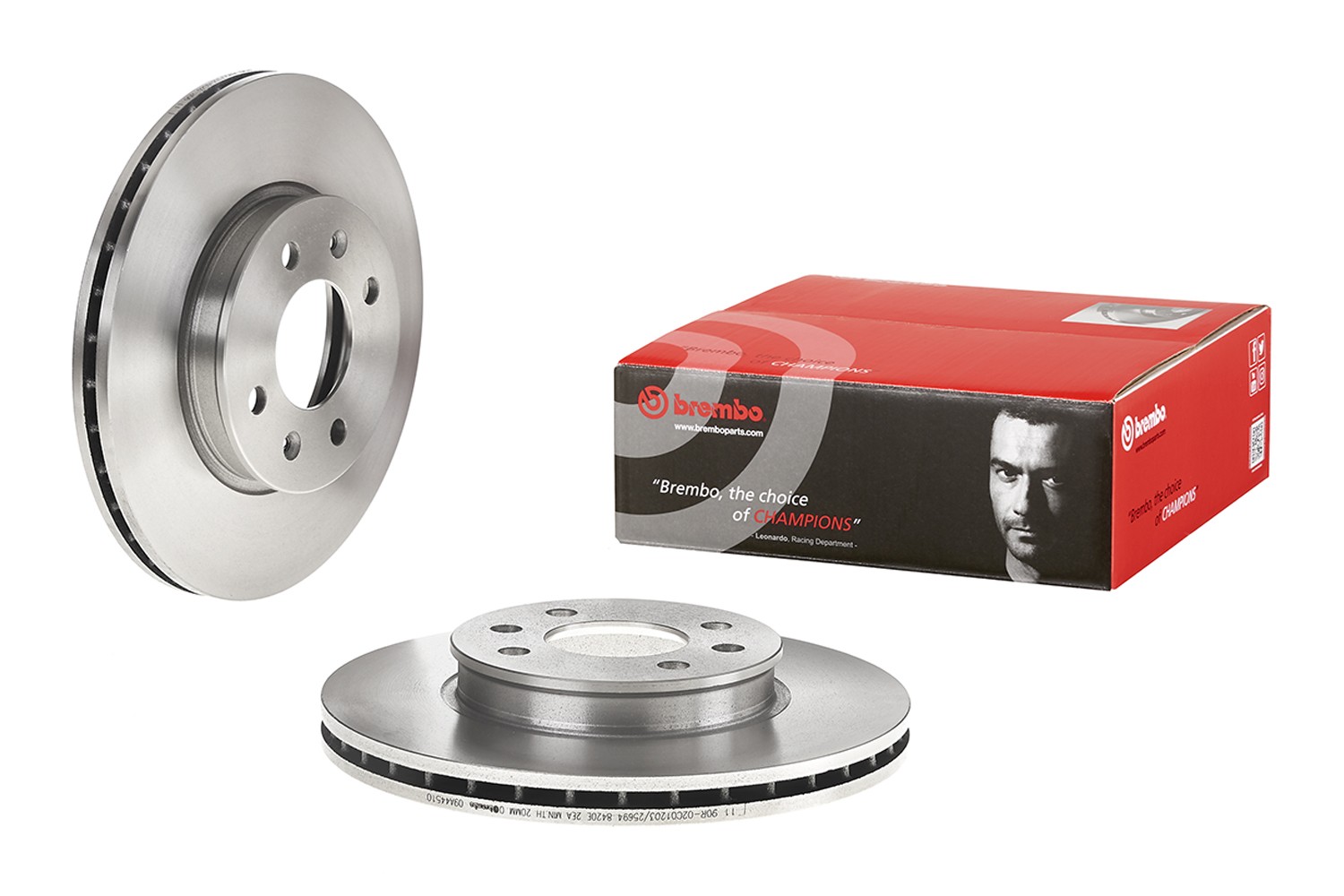 Disco freno BREMBO 09.A445.10 BREMBO Prime 09.A445.10 Dischi dei freni posteriori e anteriori Hyundai ACCENT 2009