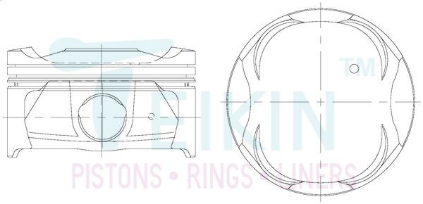 Piston Set TEIKIN 46388.050 TEIKIN 46388.050 Piston Toyota LAND CRUISER 2022