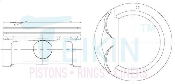 TEIKIN Zuigerset 51149.050 51149.050 TEIKIN Zuiger kopen