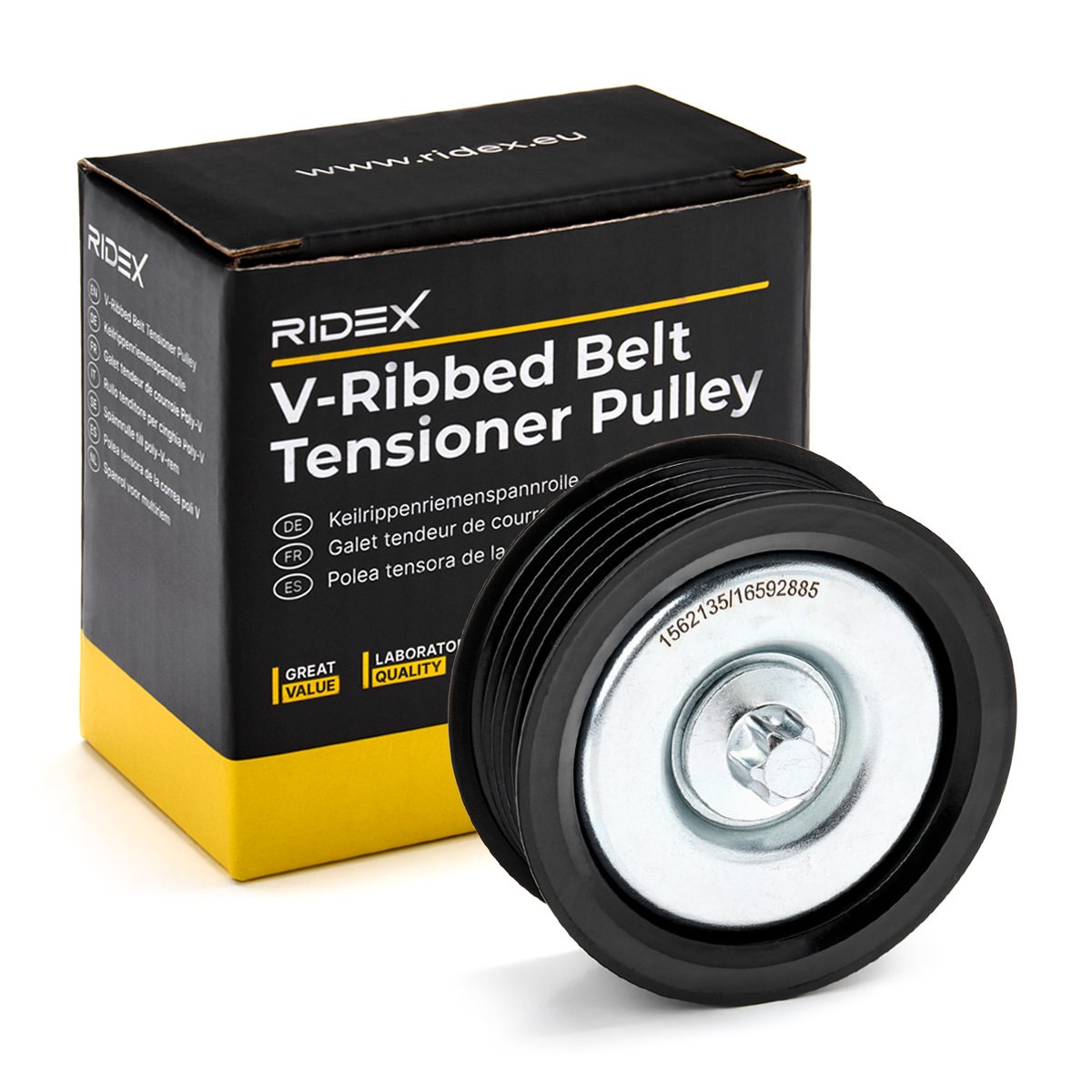 RIDEX Strammehjul, kilerem 310T0500 Strammehjul RIDEX 75 310T0500 billige