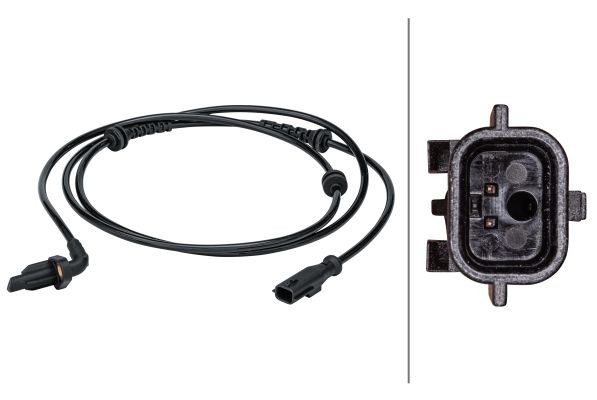 HELLA Snímač počtu otáčok kolesa 6PU 012 679-281 HELLA 6PU012679-281 Snímač ABS Renault Twingo 2 cena