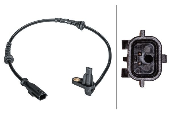HELLA Wielsnelheidssensor (ABS) 6PU 012 679-341 6PU 012 679-341 Wielsnelheidssensor (ABS) DACIA LOGAN HELLA