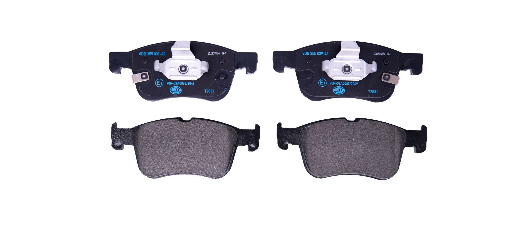 HELLA Τακάκια φρένων 8DB 355 039-421 8DB 355 039-421 Σετ τακάκια FORD TRANSIT HELLA