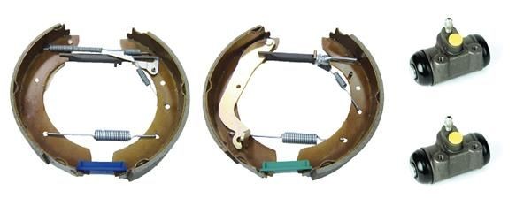 BREMBO Bremsesæt, trommelbremser K 23 016 BREMBO K 23 016 Bremsesæt, trommelbremser PEUGEOT 504 Stationcar 2.3 D (D40, F40) 69 HK 1981