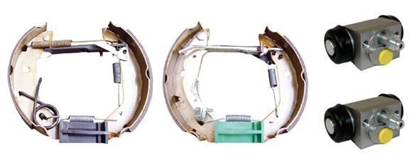 Σετ φρένων, ταμπουρόφρενα BREMBO K 50 004 BREMBO KIT & FIT K 50 004: Φρένο τυμπάνου Mercedes A-class 2018