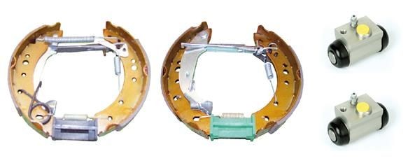 BREMBO Bremžu komplekts, Trumuļu bremzes K 61 080 BREMBO K 61 080 Bremžu komplekts, Trumuļu bremzes CITROЁN C3 I Hatchback (FC, FN) 1.6 Bioflex 113 ZS 2012