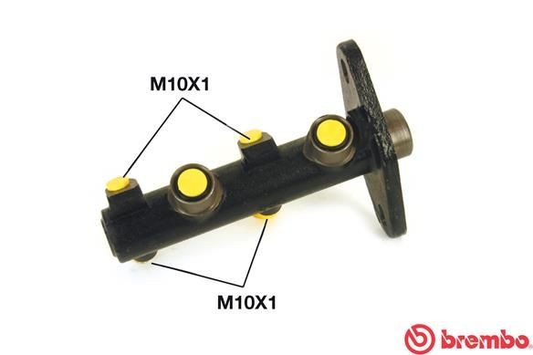 BREMBO Galvenais bremžu cilindrs M 24 011 BREMBO M 24 011 Galvenais bremžu cilindrs Ford Fiesta Mk4 JVS par izdevīgu cenu