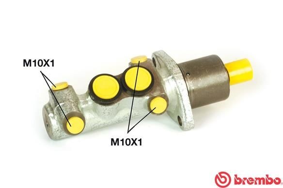 BREMBO Brake master cylinder M 61 020 BREMBO M 61 020 RENAULT 19 II Convertible master cylinder replacement