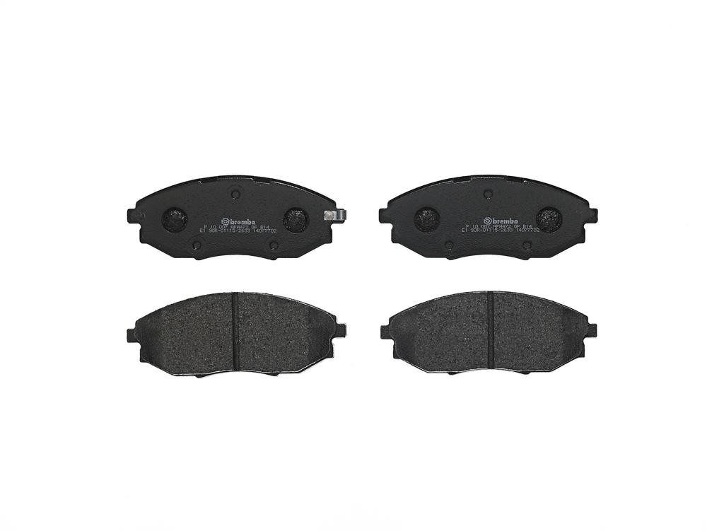 BREMBO Jarrupalat, levyjarru P 10 007 Chevrolet KL1_ Takajarrupalat ja etujarrupalat P 10 007 BREMBO