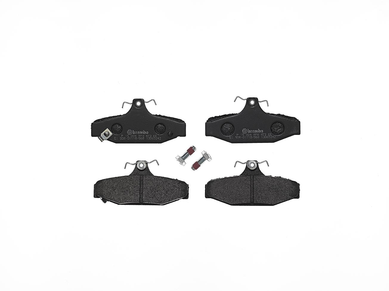 BREMBO Brake pad set P 15 004 BREMBO P 15 004 Brake pad set CHEVROLET Camaro IV Convertible 3.8 V6 193 hp 1998