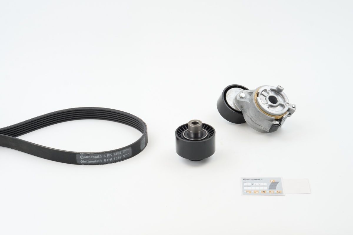 Poly V-riem set CONTITECH 6PK1352K1 CONTITECH 6PK1352K1: Multiriem set Citroen BERLINGO 2007
