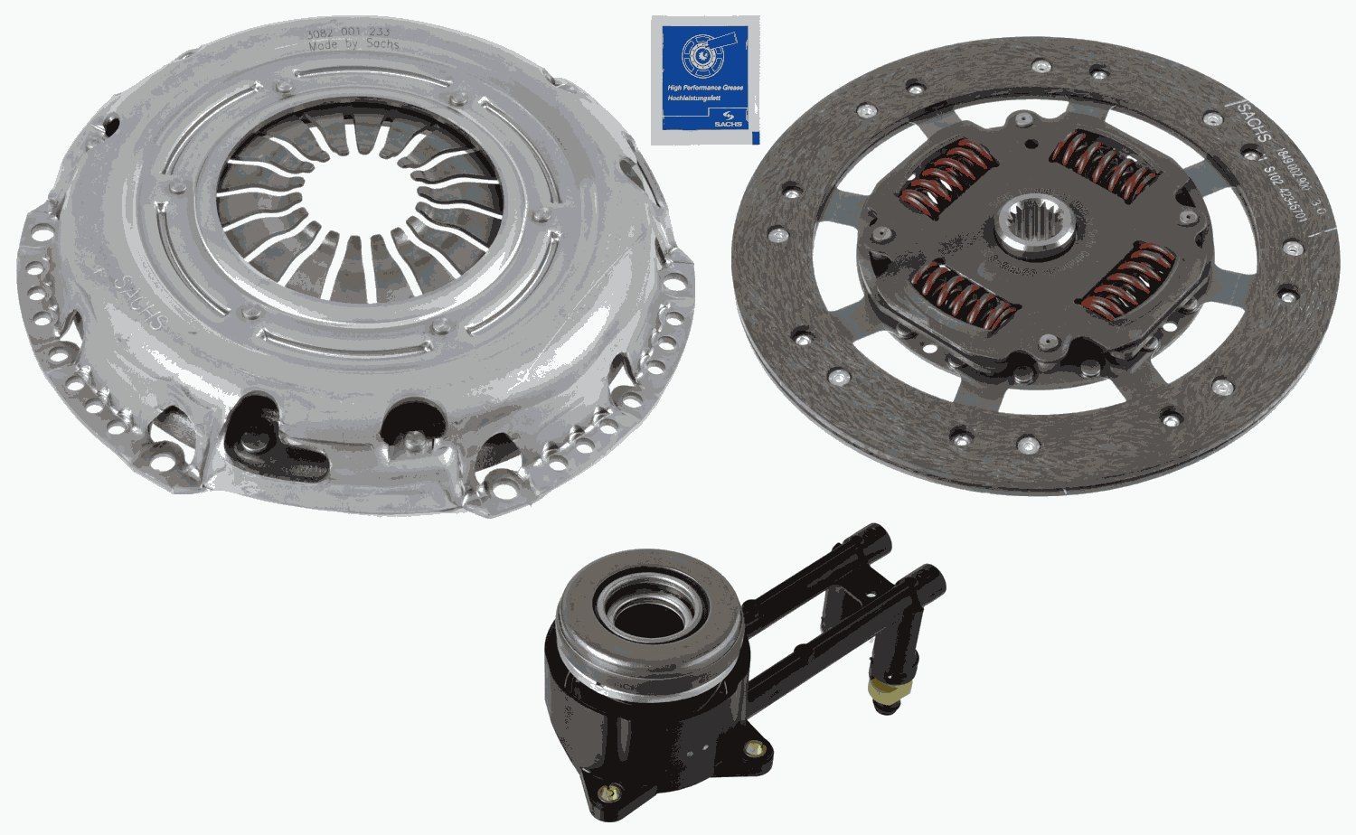 SACHS Sajūga komplekts 3000 990 531 SACHS 3000 990 531 Sajūga komplekts Mazda 2 DY lēti