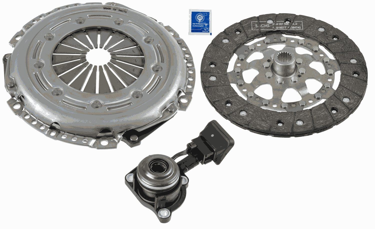 SACHS Kit de embraiagem 3000 990 549 SACHS 3000 990 549 Embraiagem CITROЁN DS3 Cabrio 2014