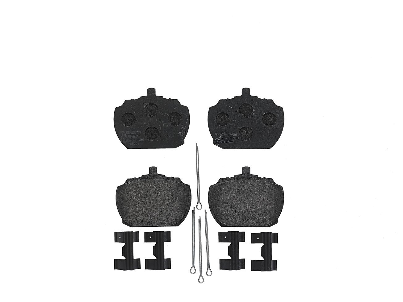 BREMBO Kit pastiglie freni P 24 004 BREMBO P 24 004 Kit pastiglie freni FORD Transit Mk1 Van (71E, 72E) 1.7 FT 100 65 CV 1972